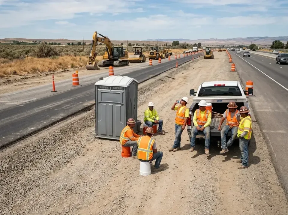 highway-road-construction-crew-007 — frequently asked questions, Porta Potty and Restroom Rentals in Deer Lodge, MT